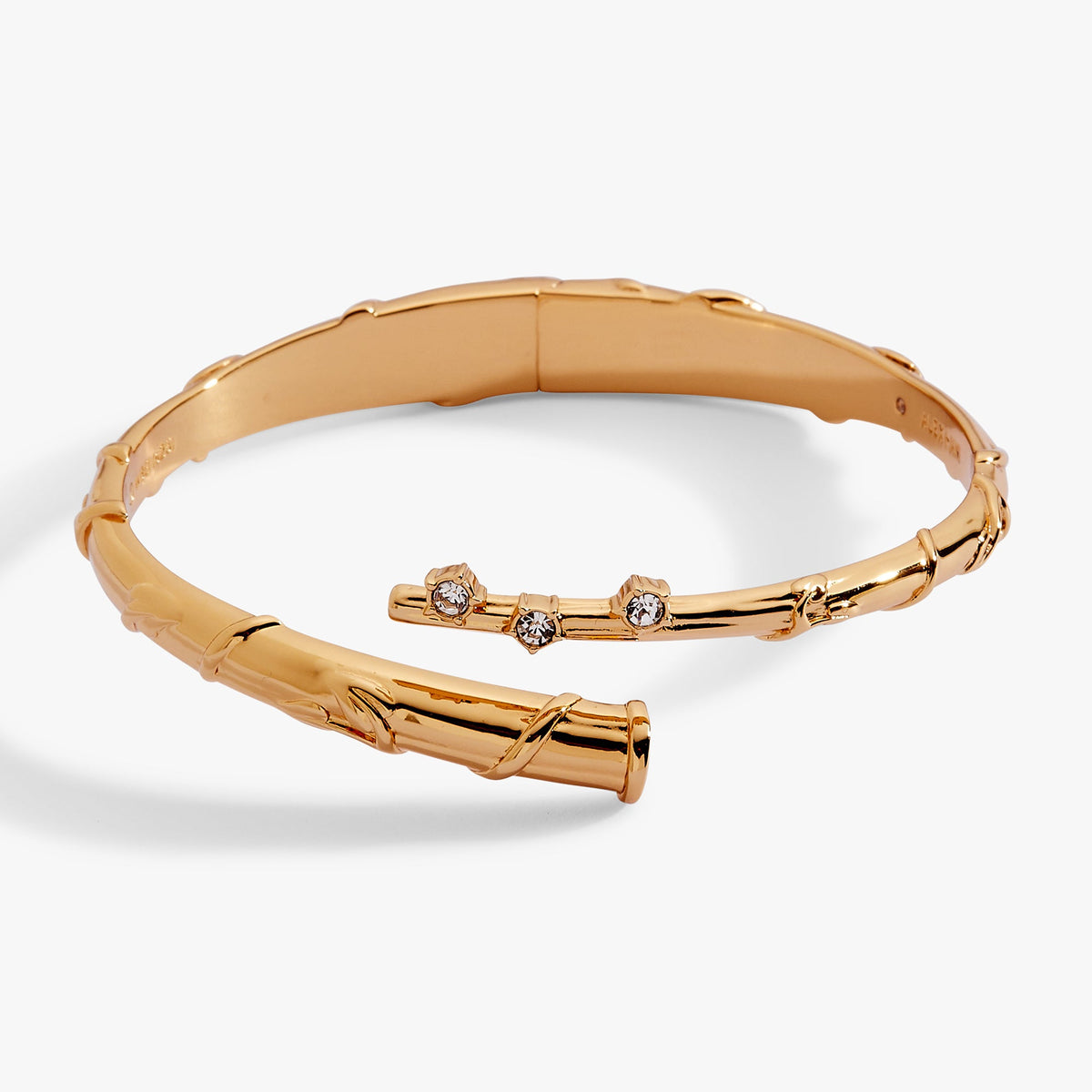 Harry Potter™ Hermione Wand Bypass Cuff Gold | Alex and Ani