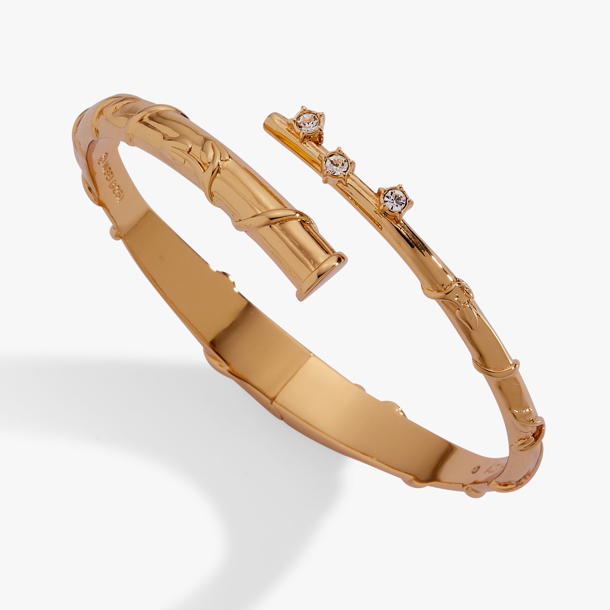 Harry Potter™ Hermione Wand Bypass Cuff Gold | Alex and Ani