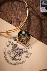 Harry Potter™ Hogwarts™ Castle Charm Bangle Rafaelian Gold | Alex and Ani