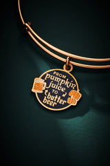 Harry Potter™ 'From Pumpkin Juice to Butter Beer' Charm Bangle Bracelet Rafaelian Gold | Alex and Ani