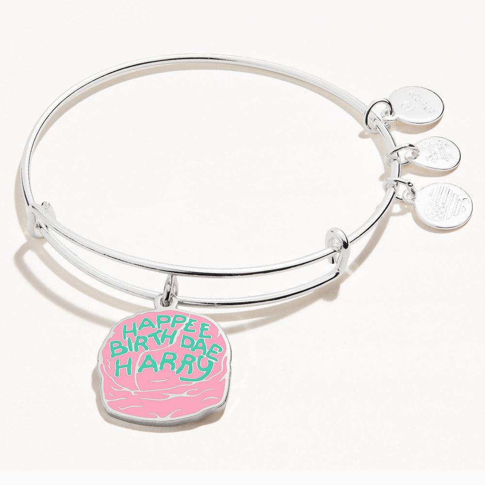 Harry Potter™ Celebrate Cake Charm Bangle Silver | Alex and Ani