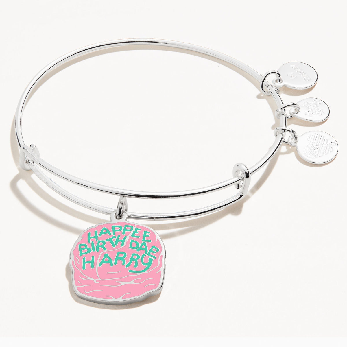 Harry Potter™ Celebrate Cake Charm Bangle Silver | Alex and Ani