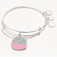 Harry Potter™ Celebrate Cake Charm Bangle Silver | Alex and Ani
