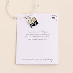 Forty & Fierce Charm Bangle - Alex and Ani Shiny Silver | Alex and Ani