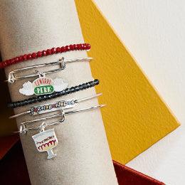 Friends Holiday Armadillo Charm Bangle - Alex and Ani Shiny Gold | Alex and Ani