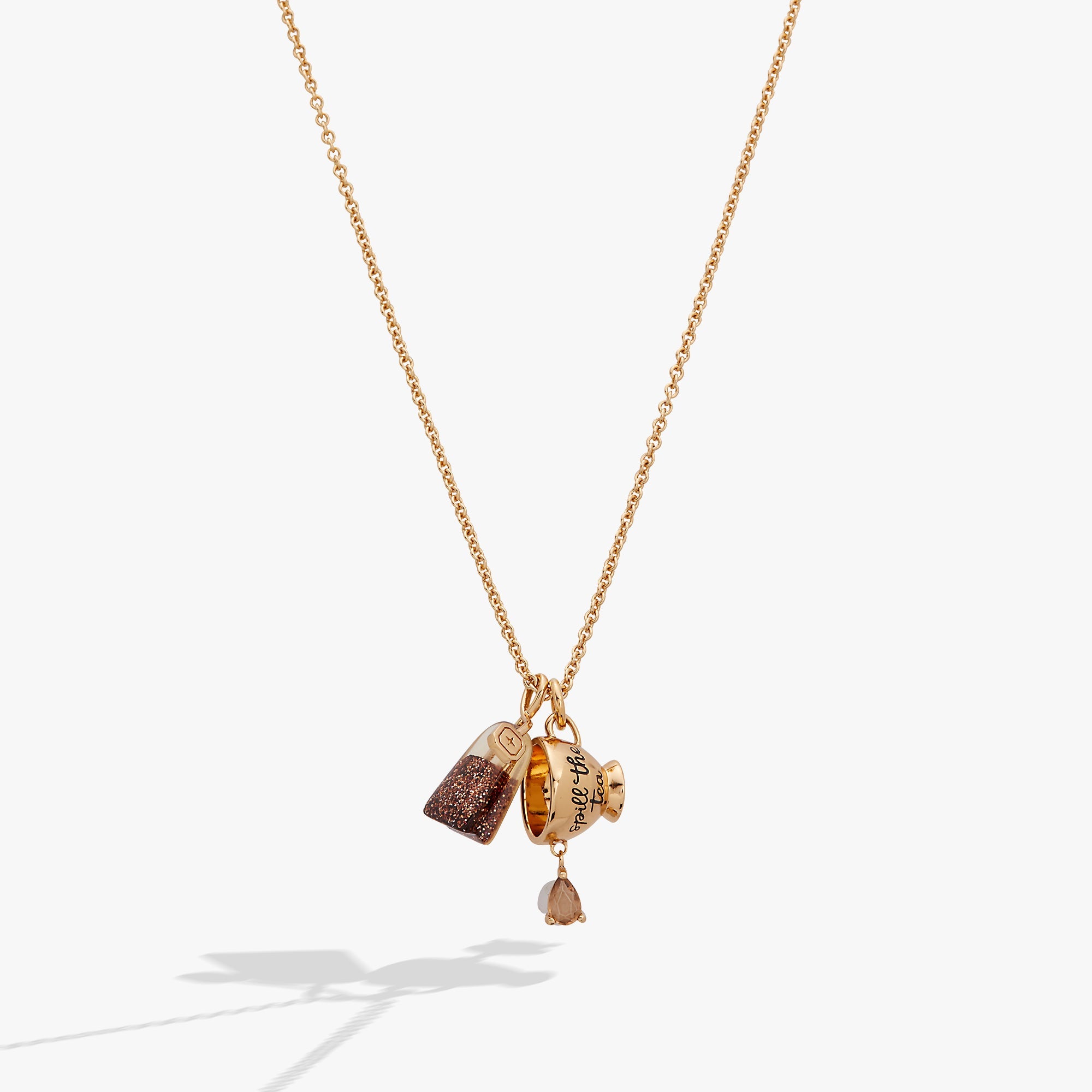 Spill the Tea Pendant Silver | Alex and Ani