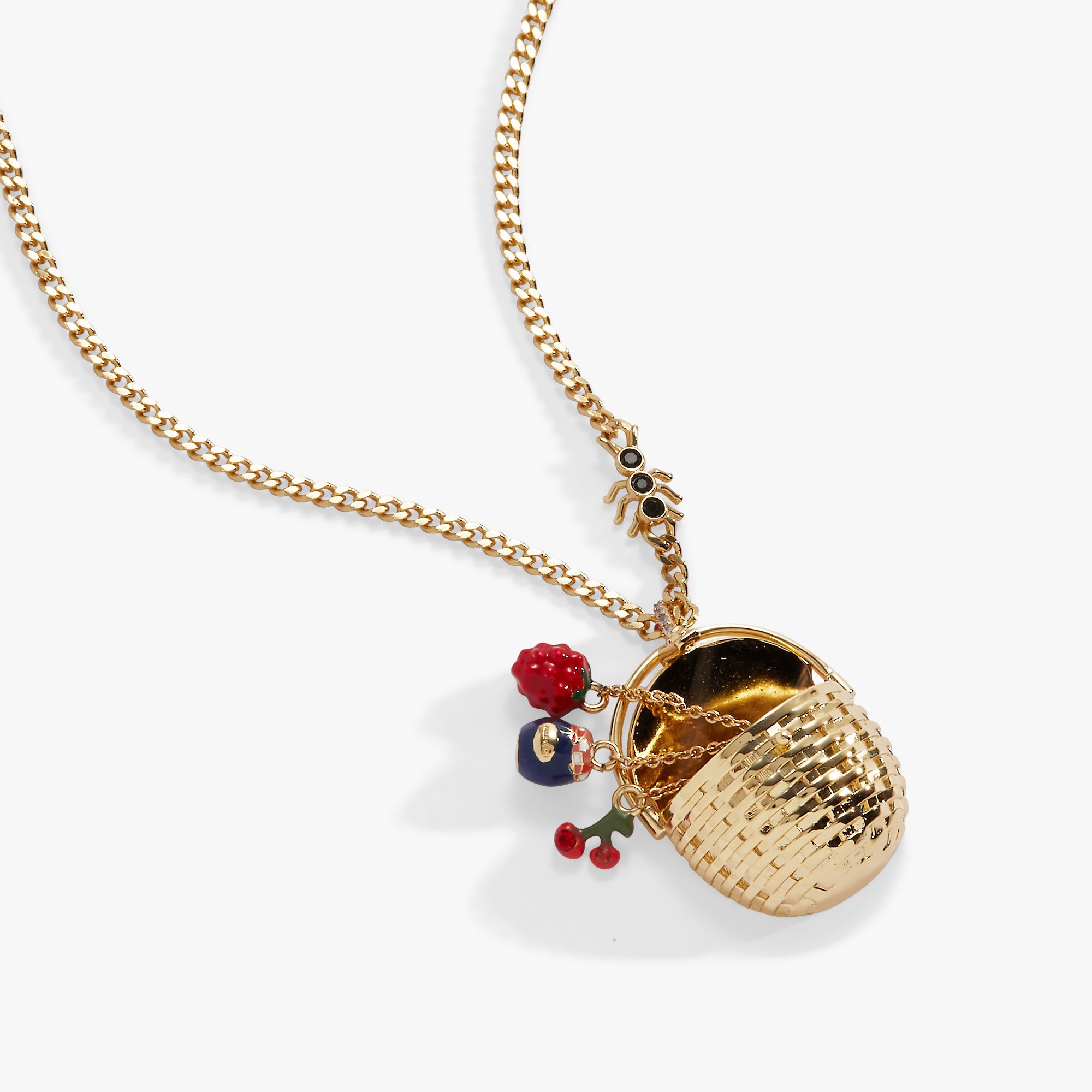 Picnic Basket Pendant Gold | Alex and Ani