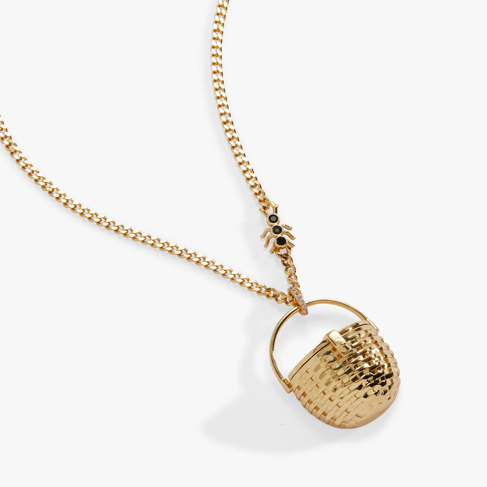 Picnic Basket Pendant Gold | Alex and Ani