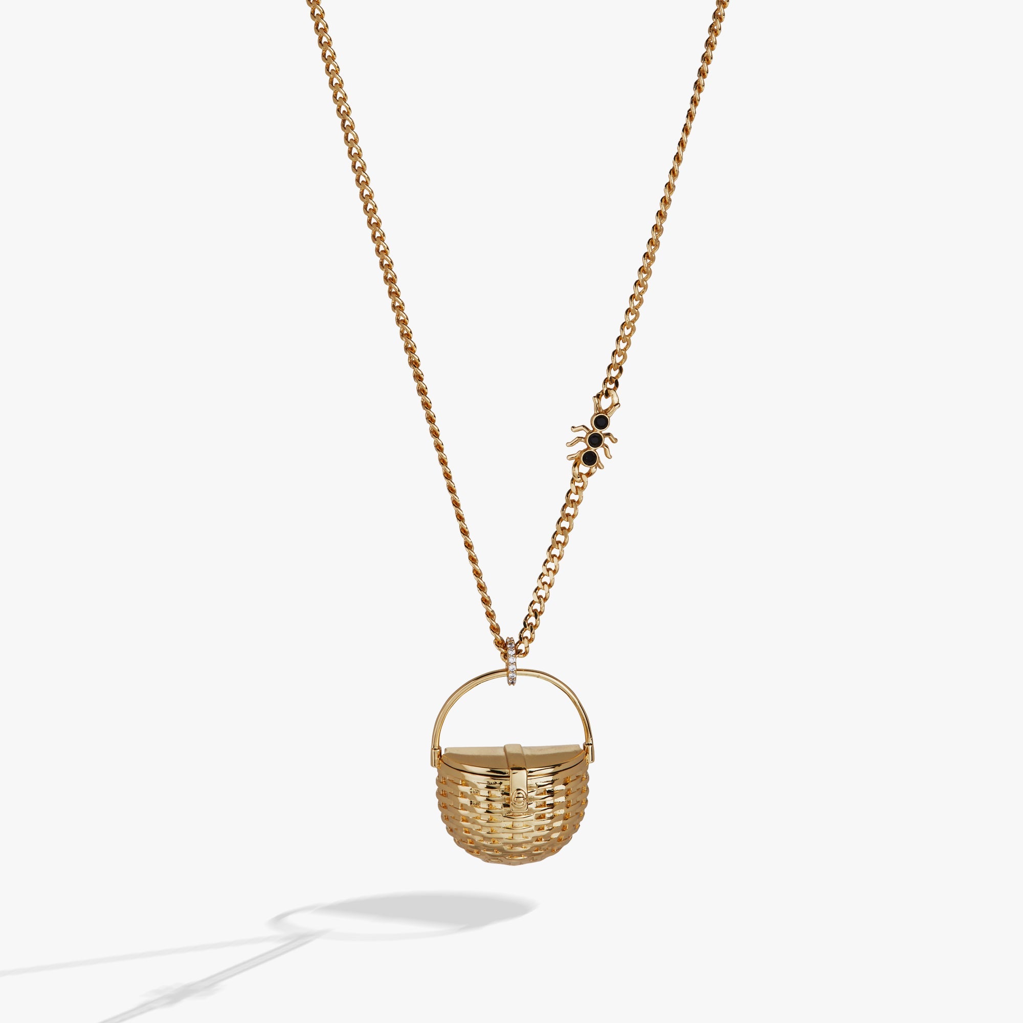 Picnic Basket Pendant Gold | Alex and Ani