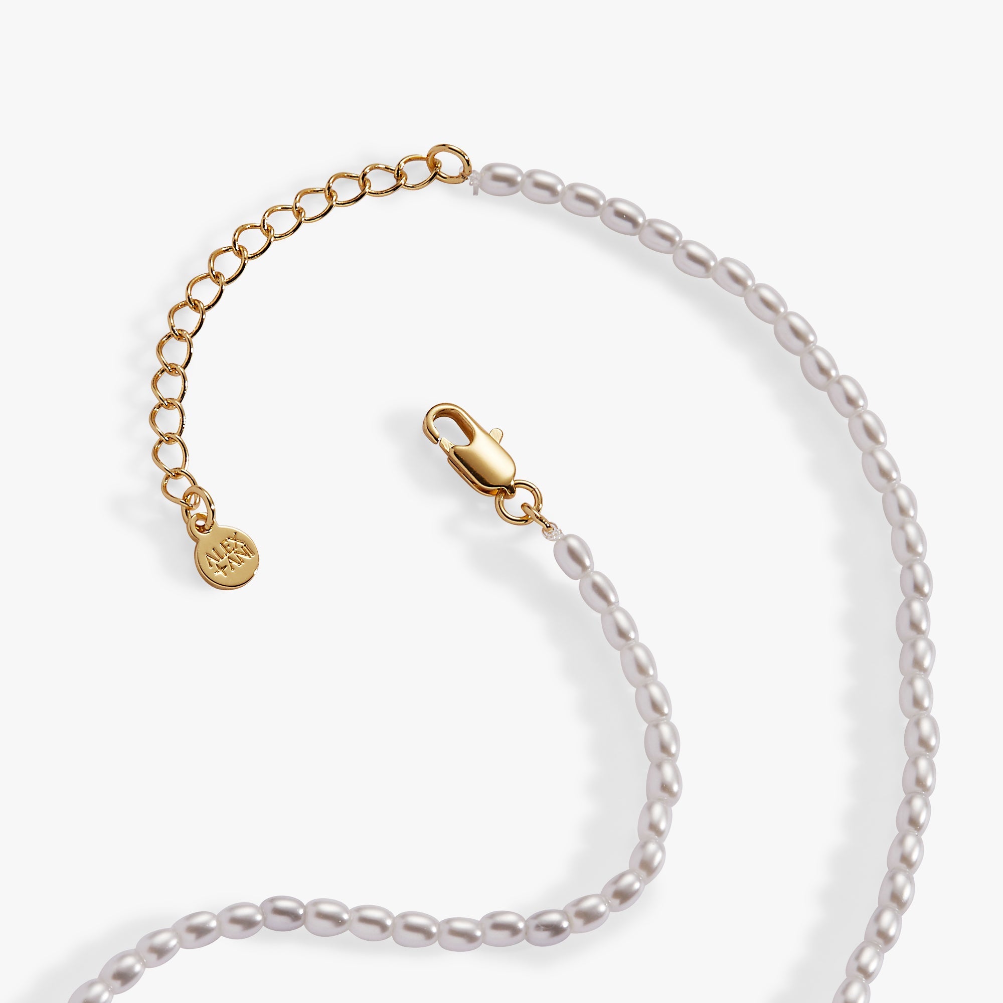 Moonlight Beach Pearl Charm Necklace Gold | Alex and Ani
