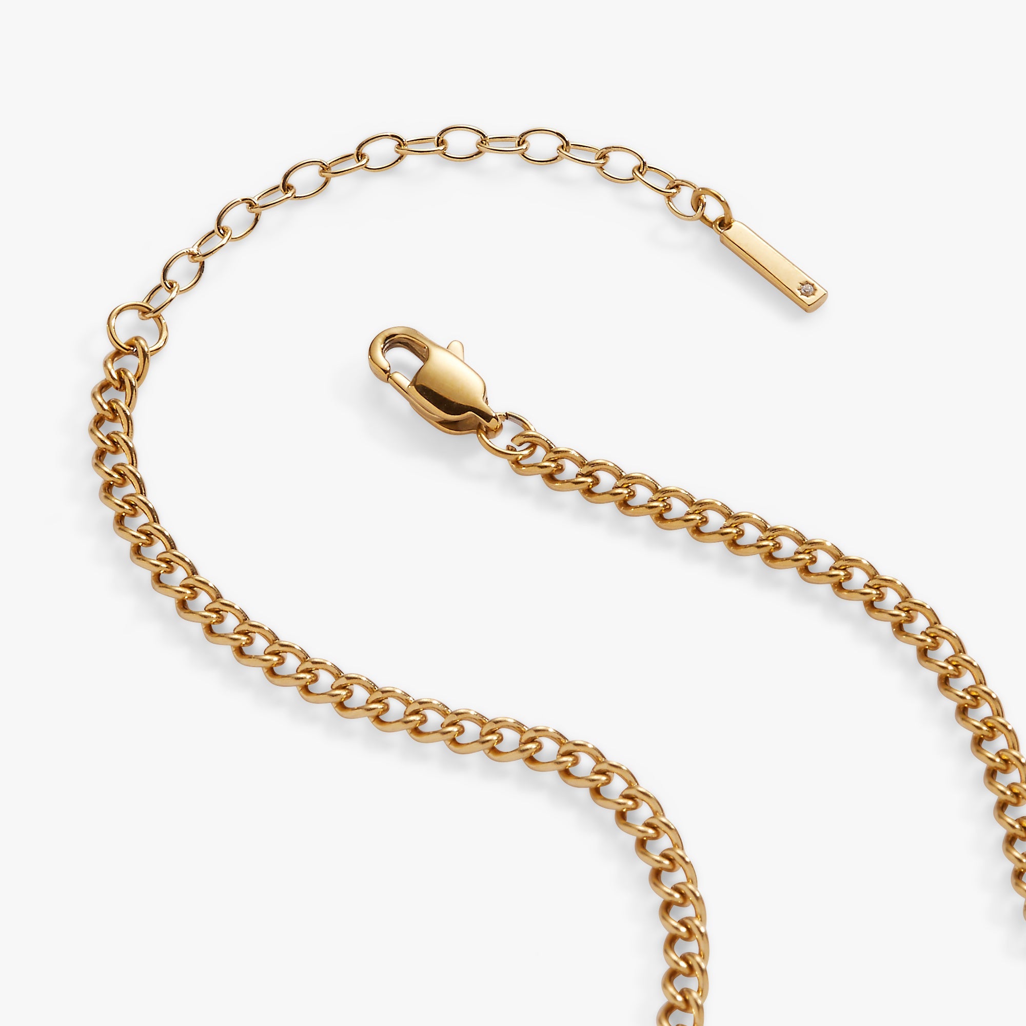 Mama curb chain neck Stainless Steel Gold | Alex and Ani