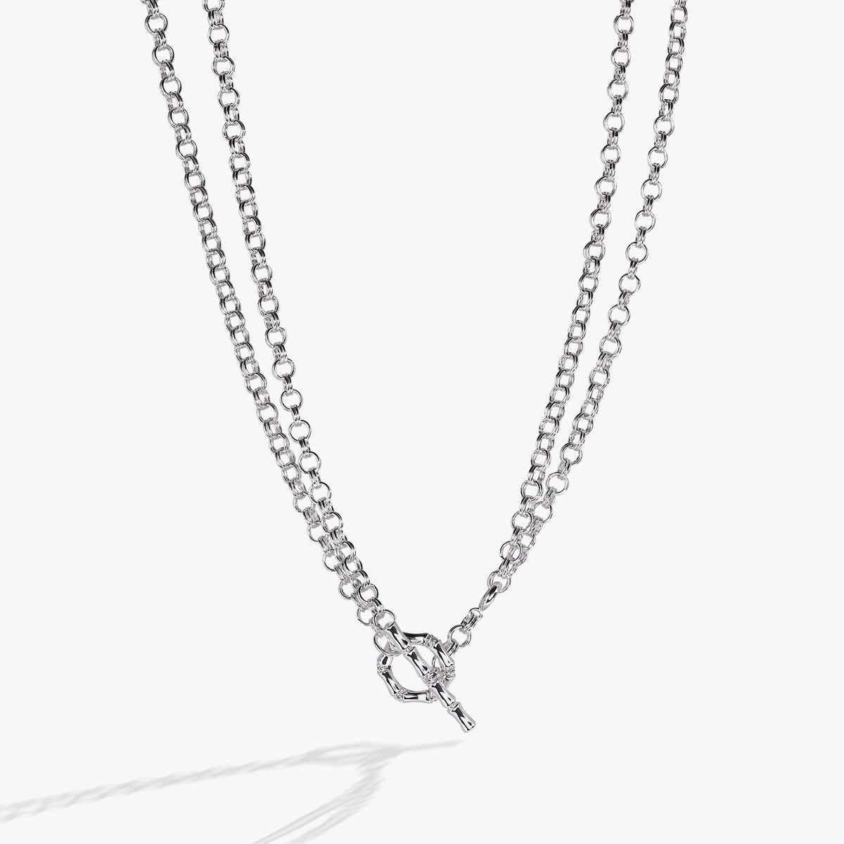 Bamboo Convertible Necklace or Bracelet Silver | Alex and Ani