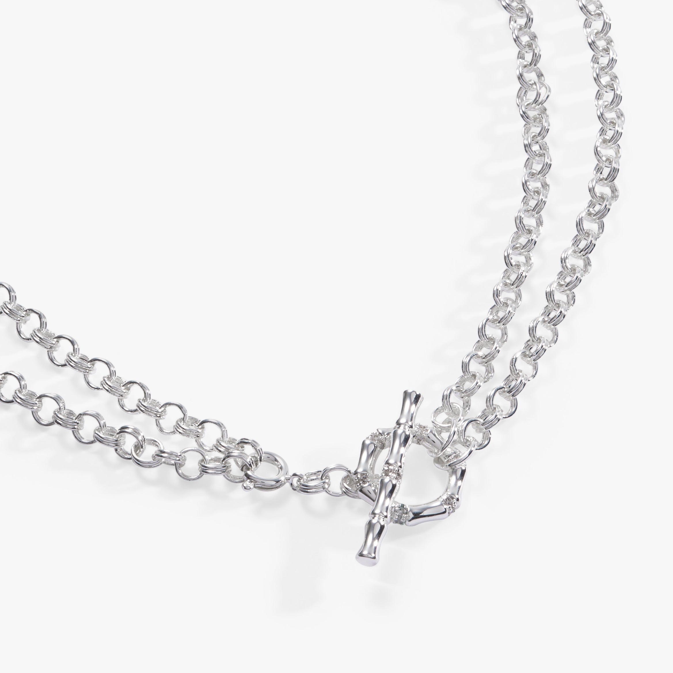 Bamboo Convertible Necklace or Bracelet Silver | Alex and Ani