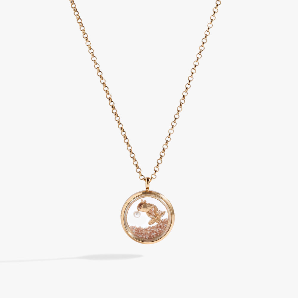 Seaside Shaker Adjustable Necklace Gold | Alex and Ani