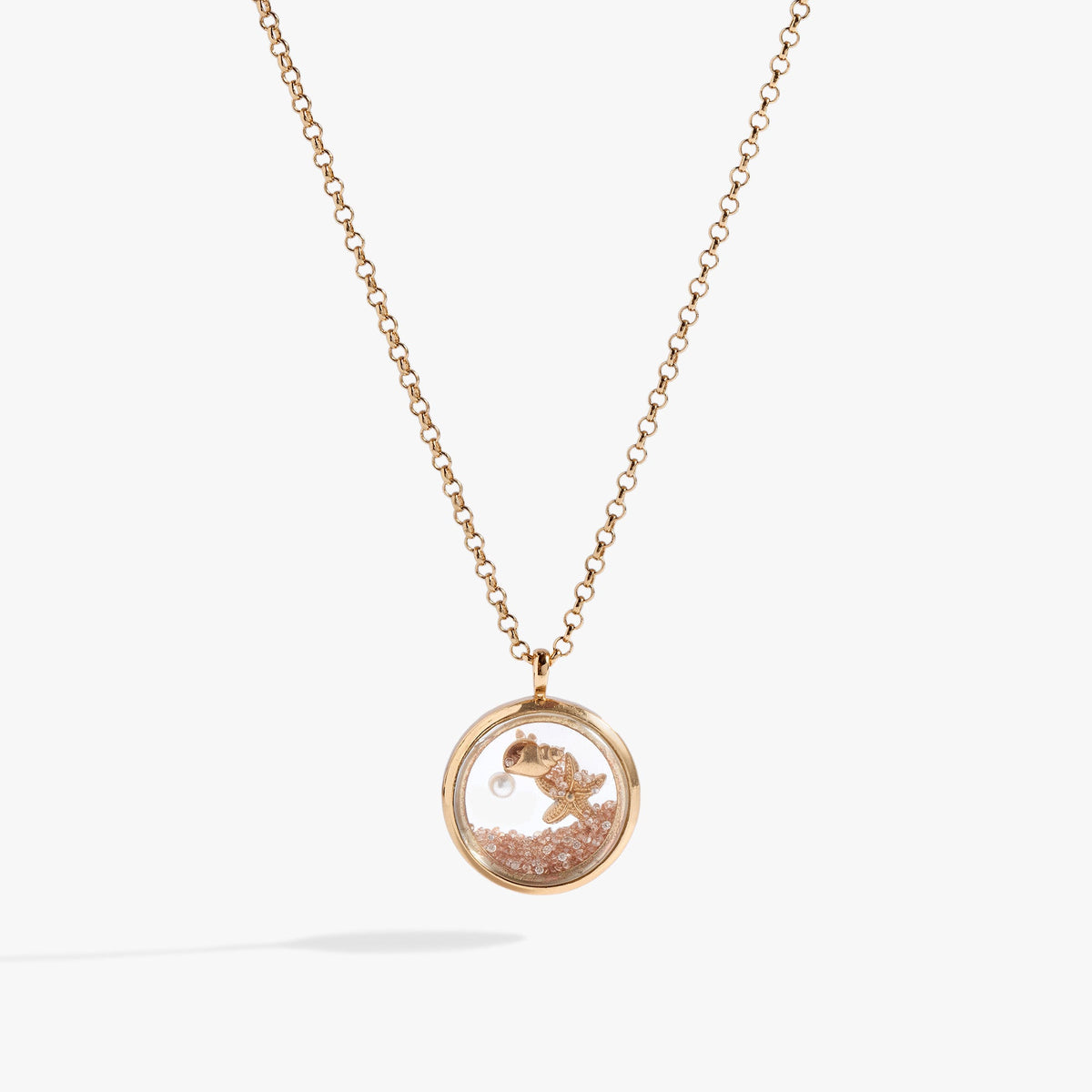 Seaside Shaker Adjustable Necklace Gold | Alex and Ani