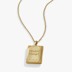 Harry Potter™ Mischief Managed Locket Necklace Gold | Alex and Ani