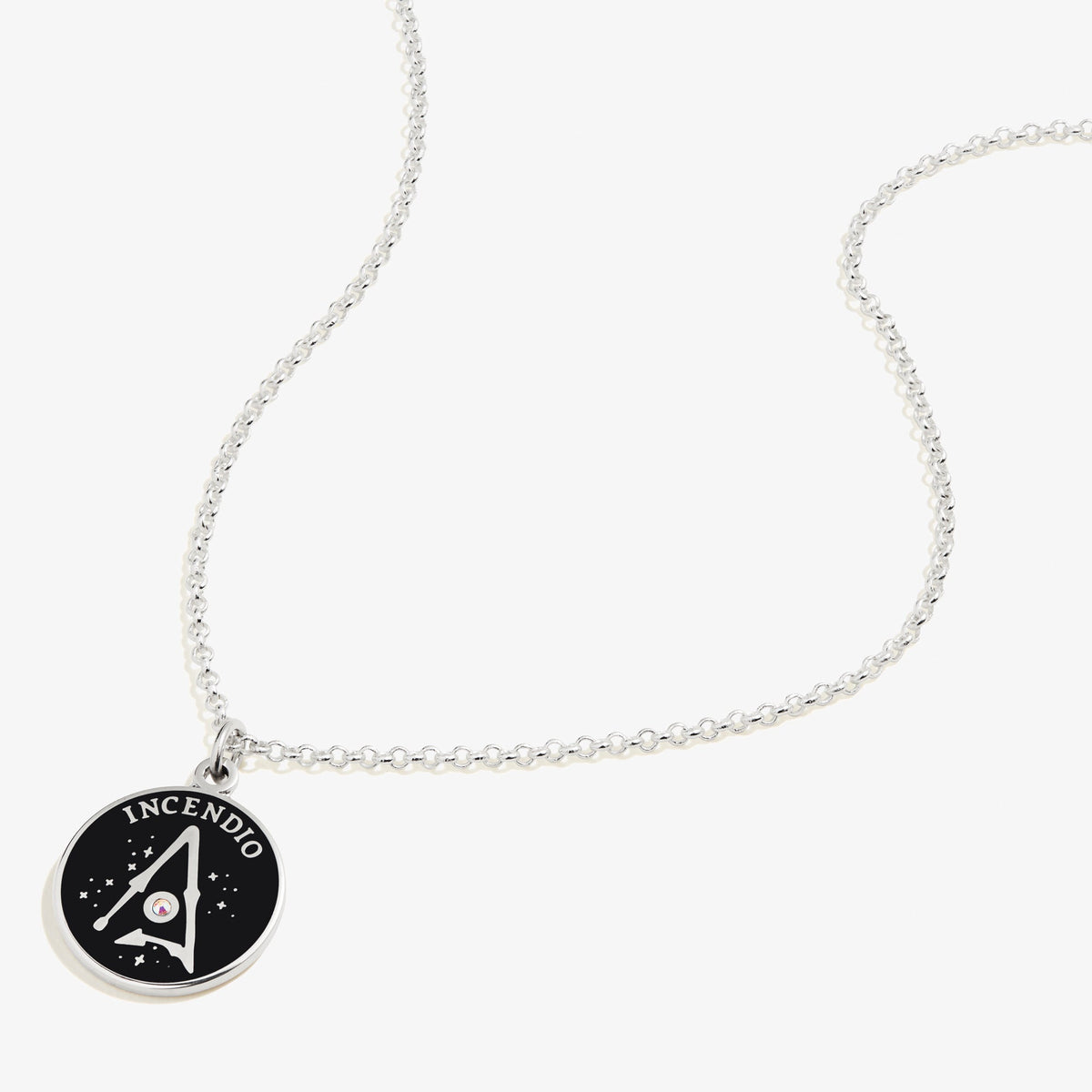 Harry Potter™ 'Incendio' Necklace, Adjustable Shiny Silver | Alex and Ani