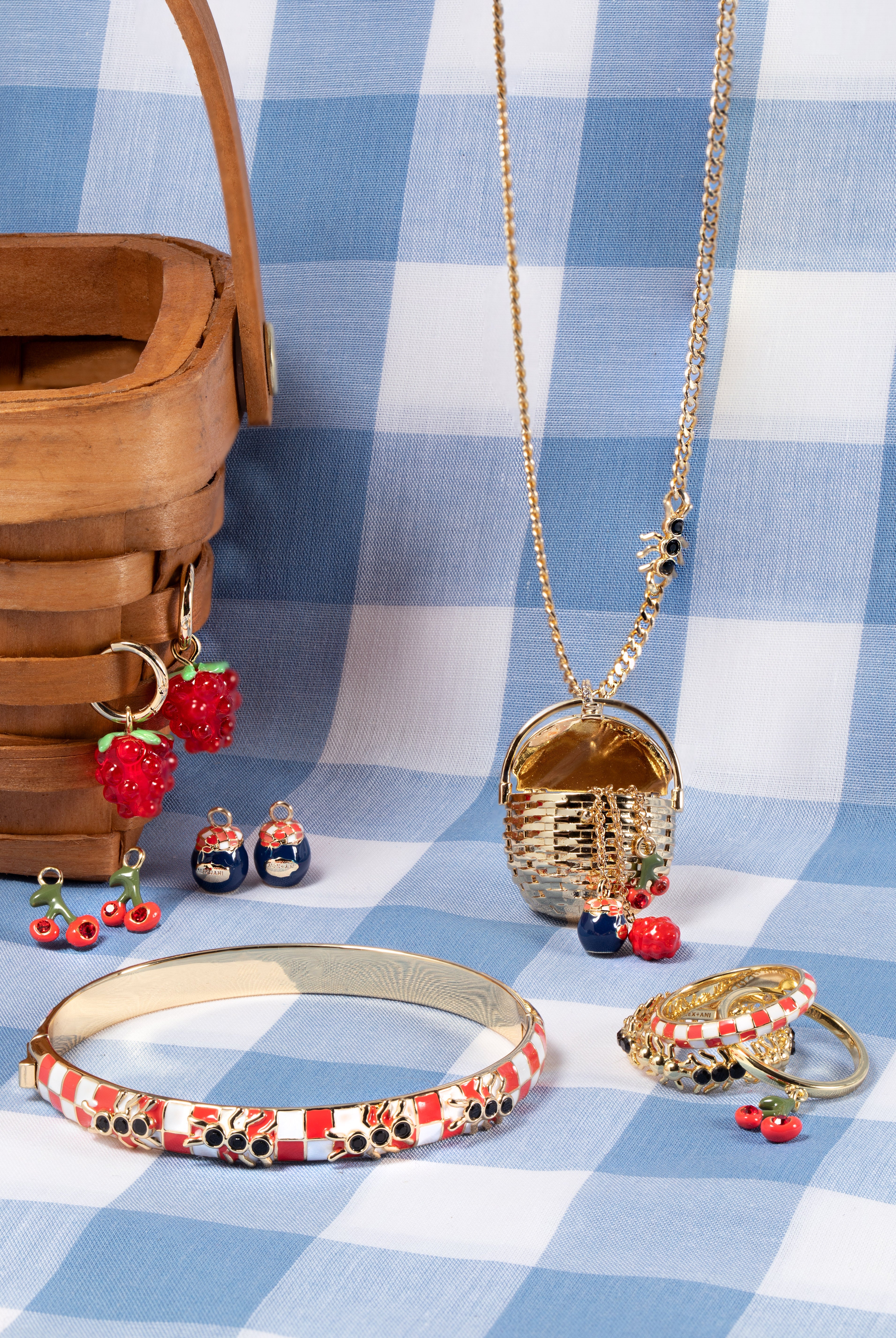 Picnic Interchangeable Huggie Set Gold | Alex and Ani