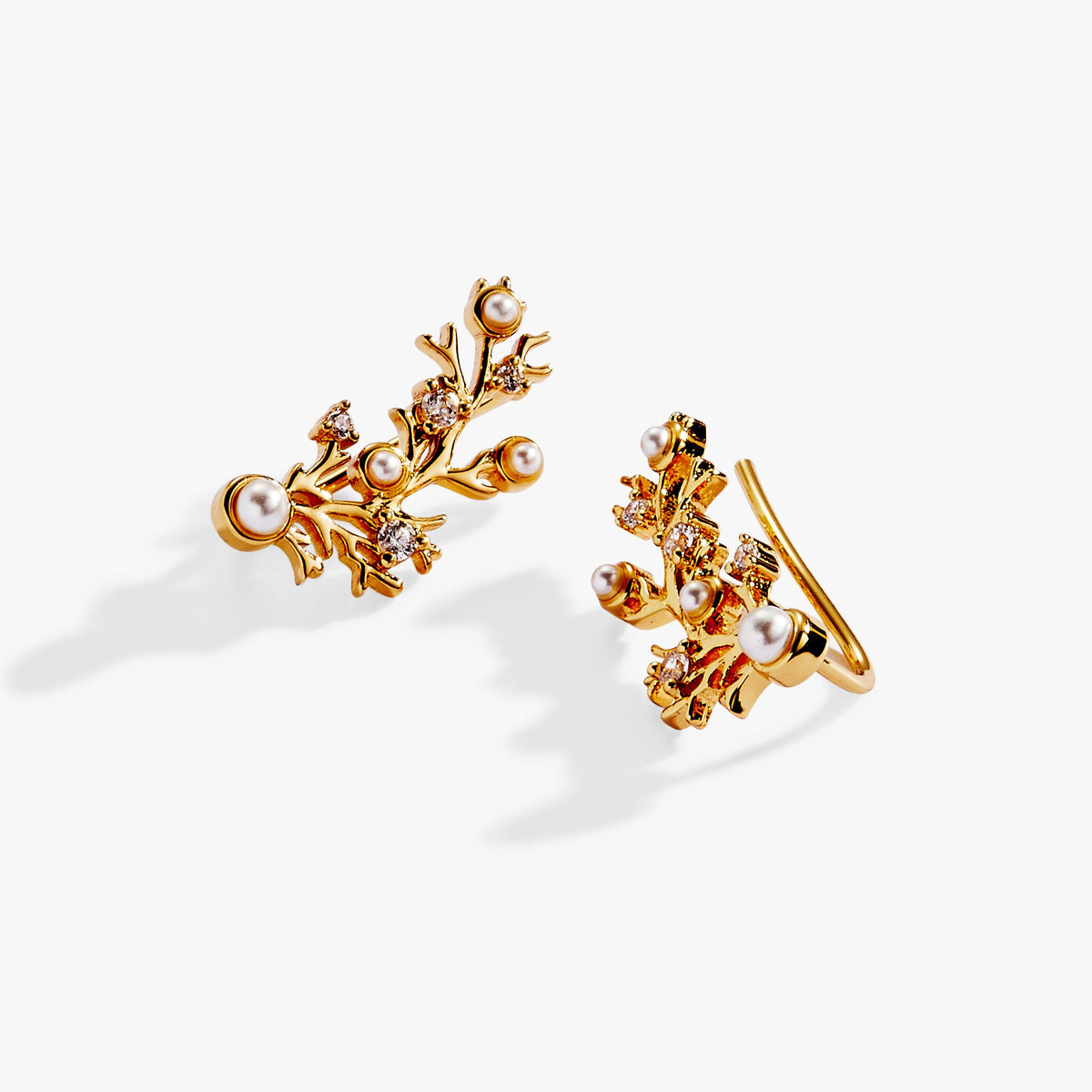 Coral Ear Crawler Gold | Alex and Ani