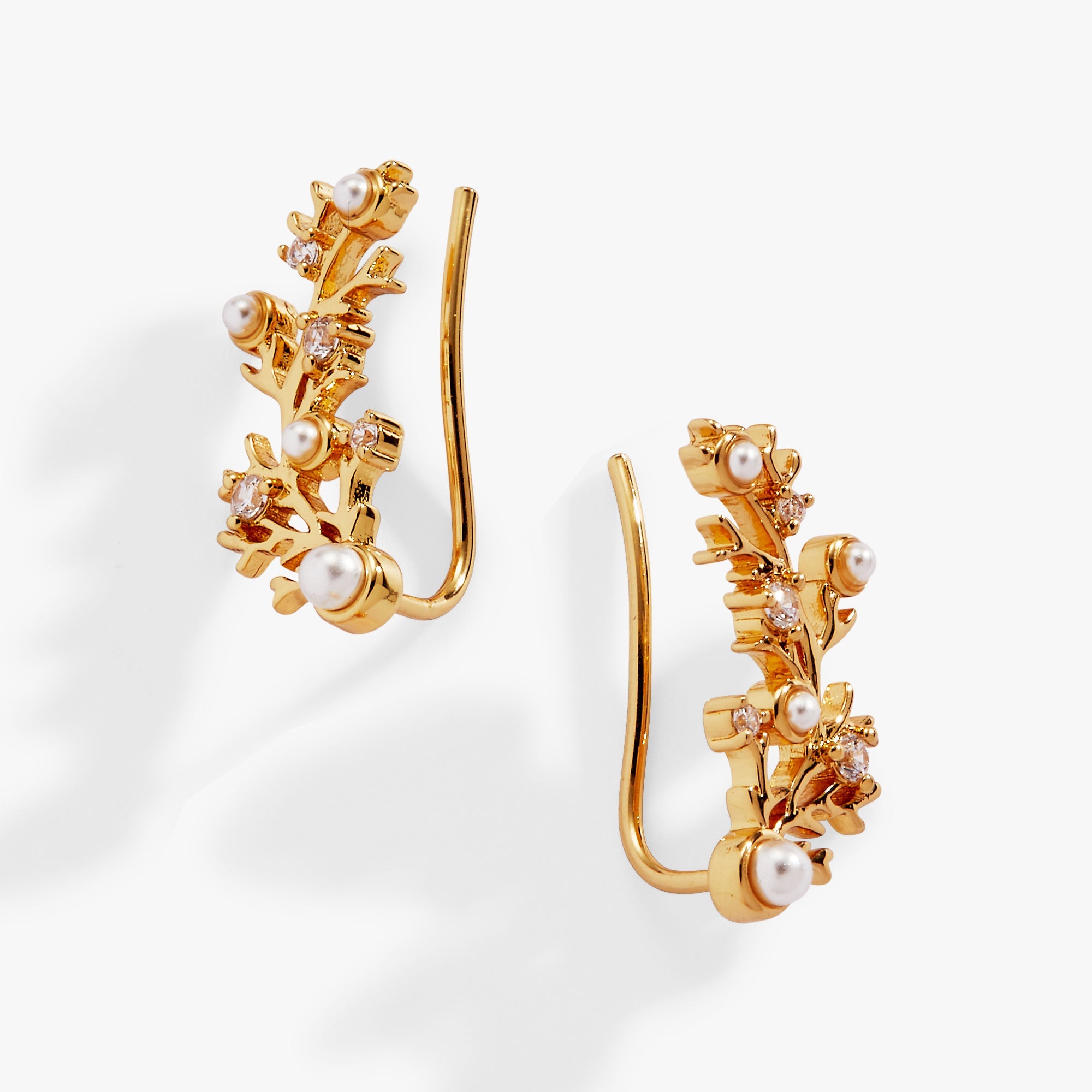 Coral Ear Crawler Gold | Alex and Ani