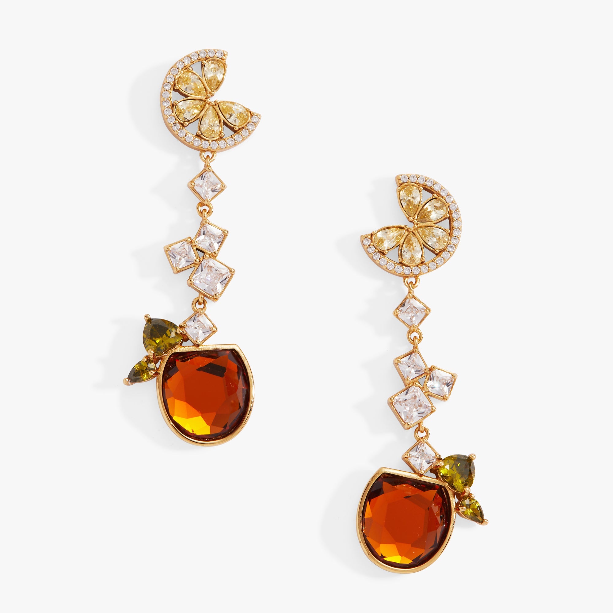 Spritz O Clock Statement Earring Gold | Alex and Ani