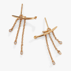 Celestial Shooting Star Ear Jacket Earring Gold | Alex and Ani