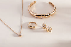 Pearl and Crystal Huggie Hoop Earrings Gold | Alex and Ani