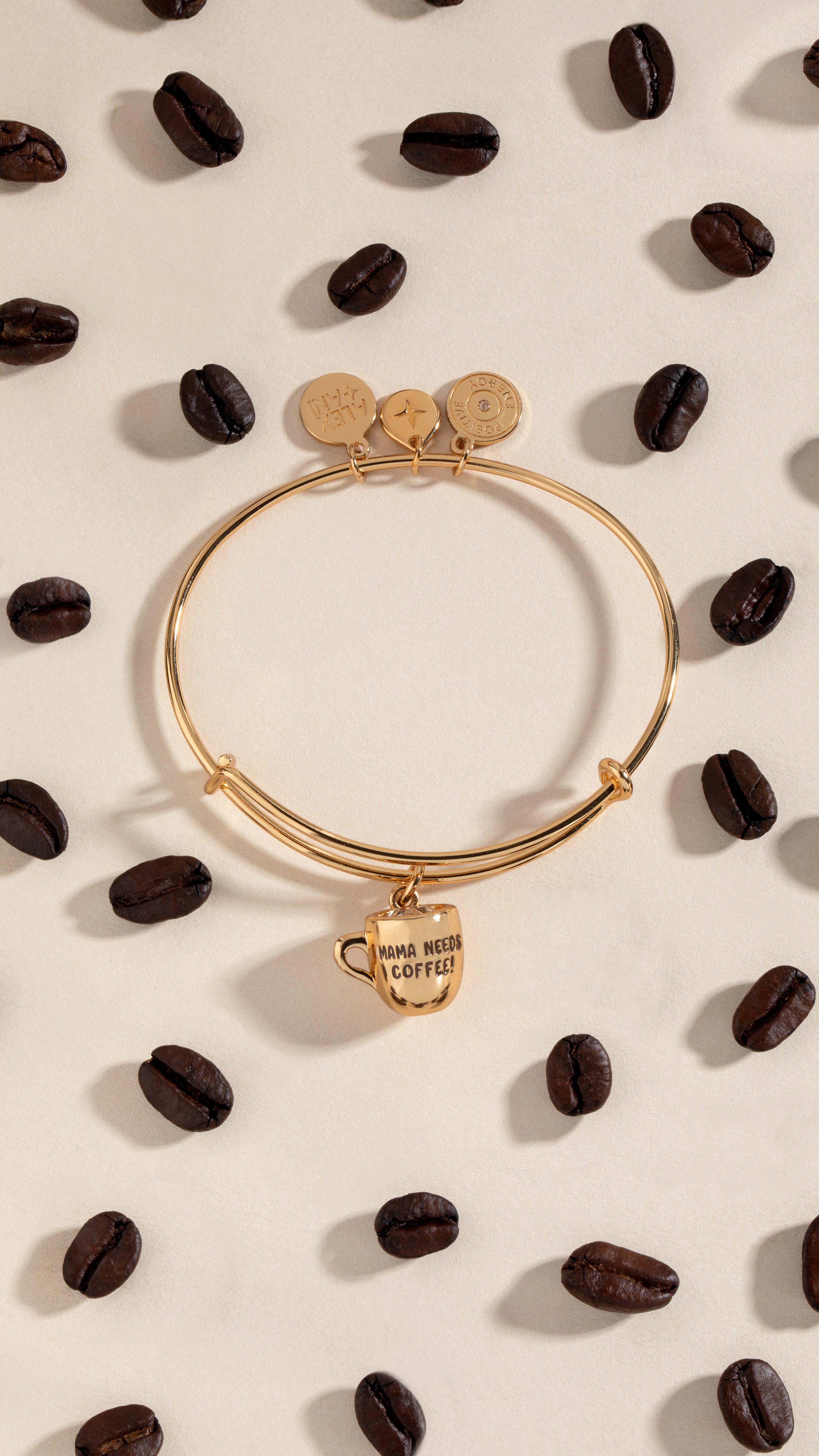 Mama Needs Coffee EWB Gold | Alex and Ani