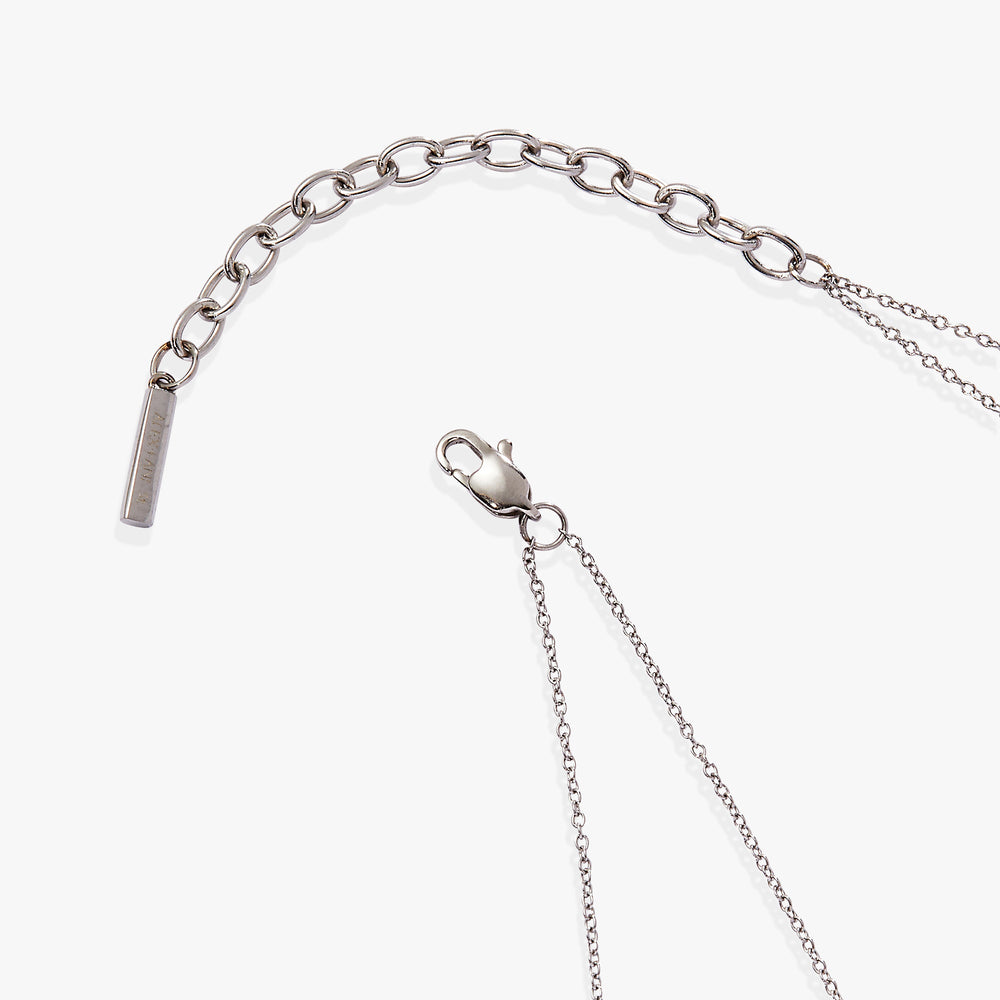 Double-Layer Crystal Necklace Stainless Steel Gold | Alex and Ani