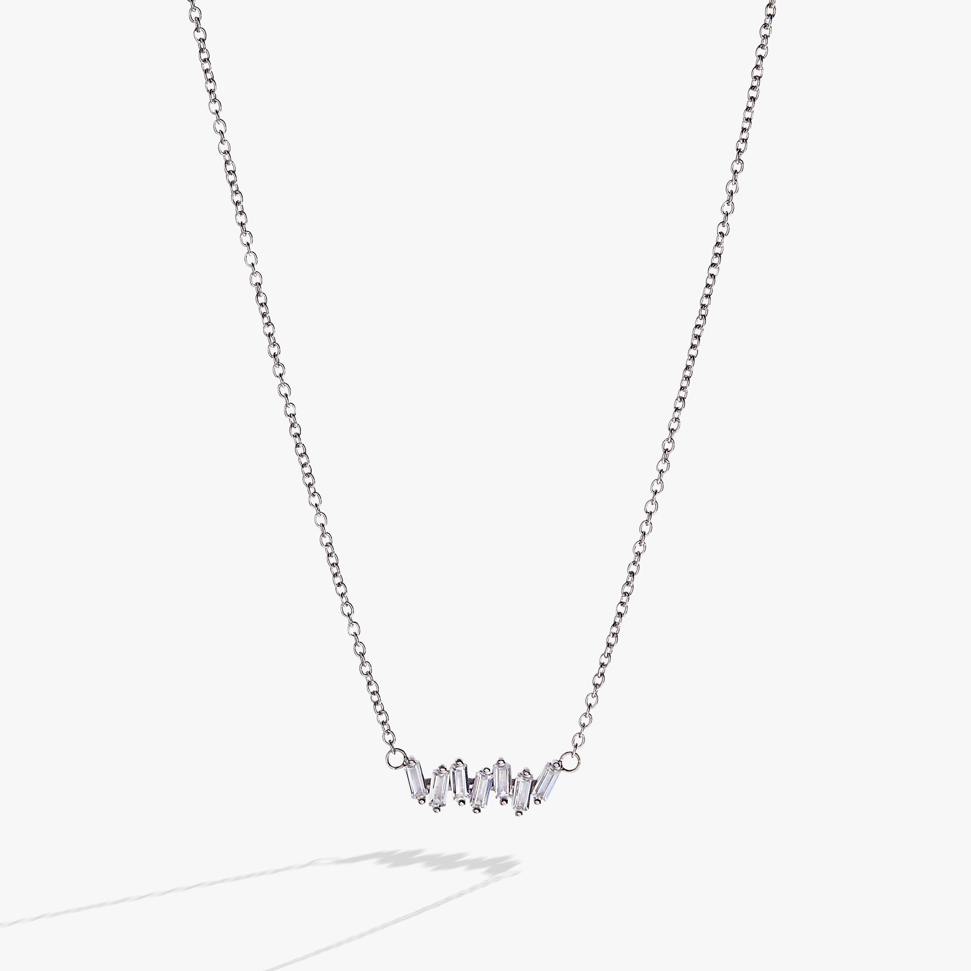 Baguette-necklace Stainless Steel Gold | Alex and Ani