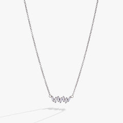 Baguette-necklace Stainless Steel Gold | Alex and Ani