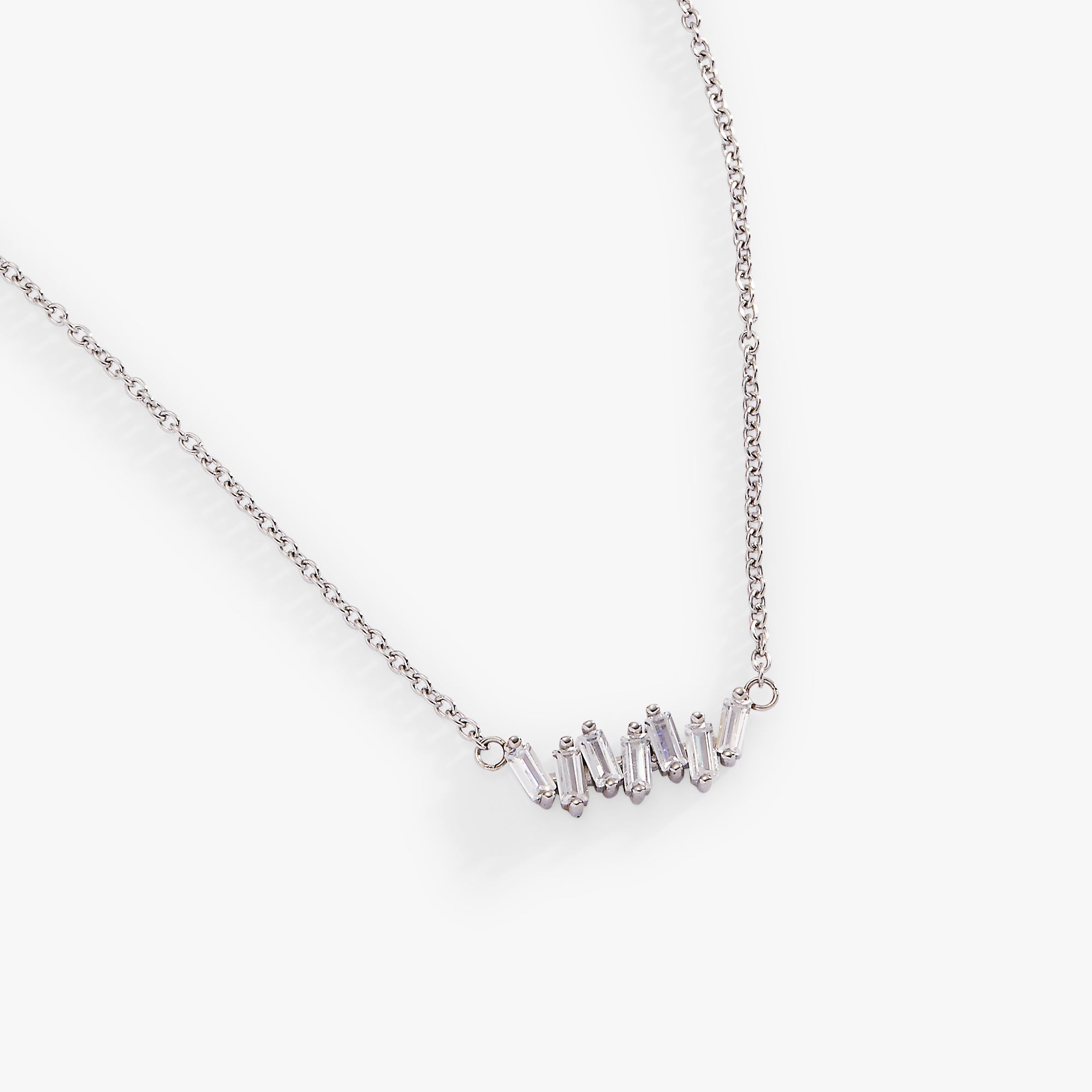 Baguette-necklace Stainless Steel Gold | Alex and Ani