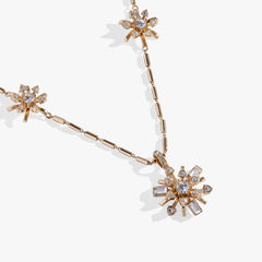 Festive Sparkle Inline Pendant Necklace Gold | Alex and Ani
