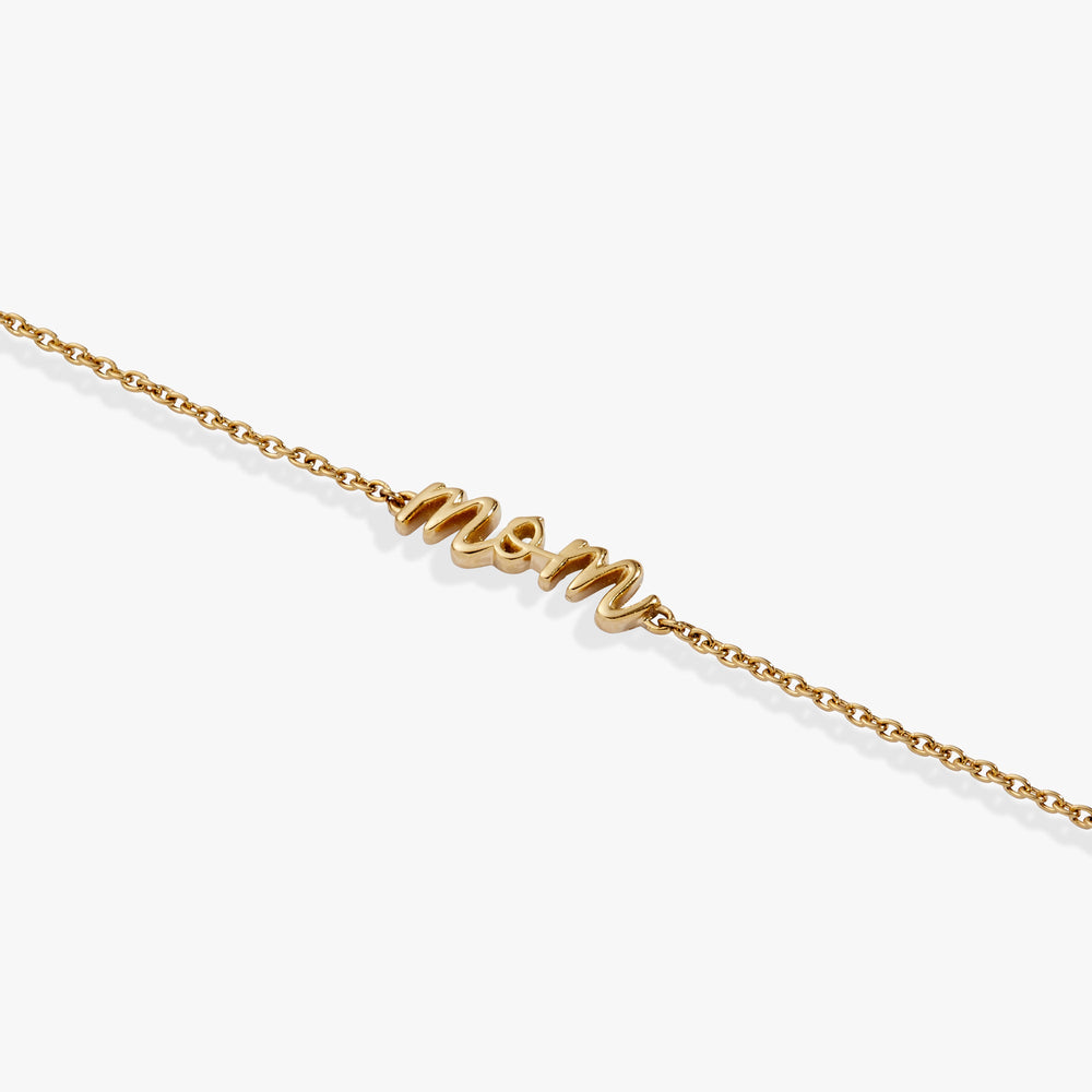 “Mom” Strand Stainless Steel Gold | Alex and Ani