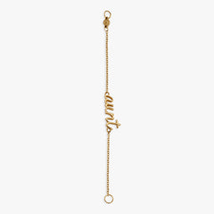 “Aunt” Strand Stainless Steel Gold | Alex and Ani