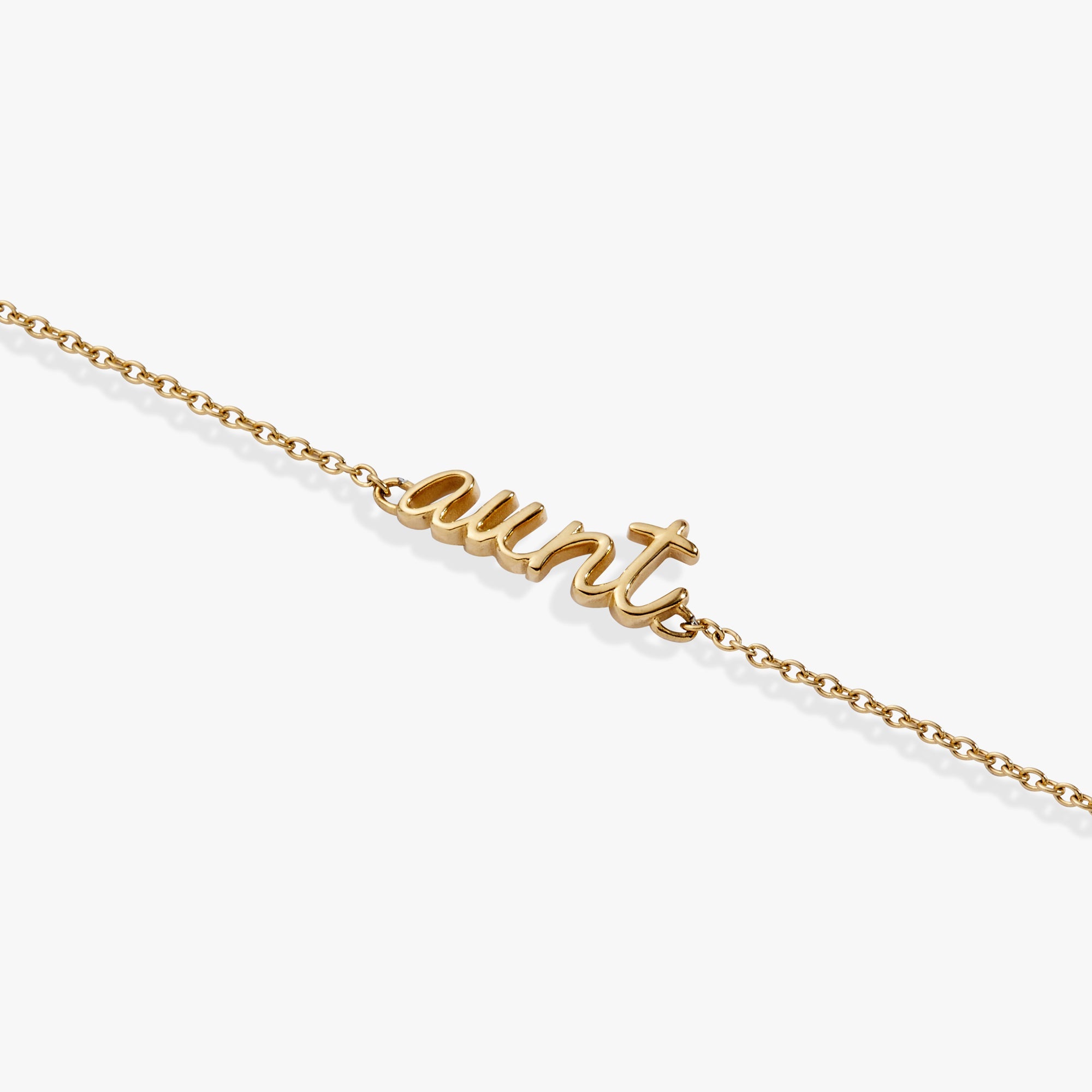 “Aunt” Strand Stainless Steel Gold | Alex and Ani