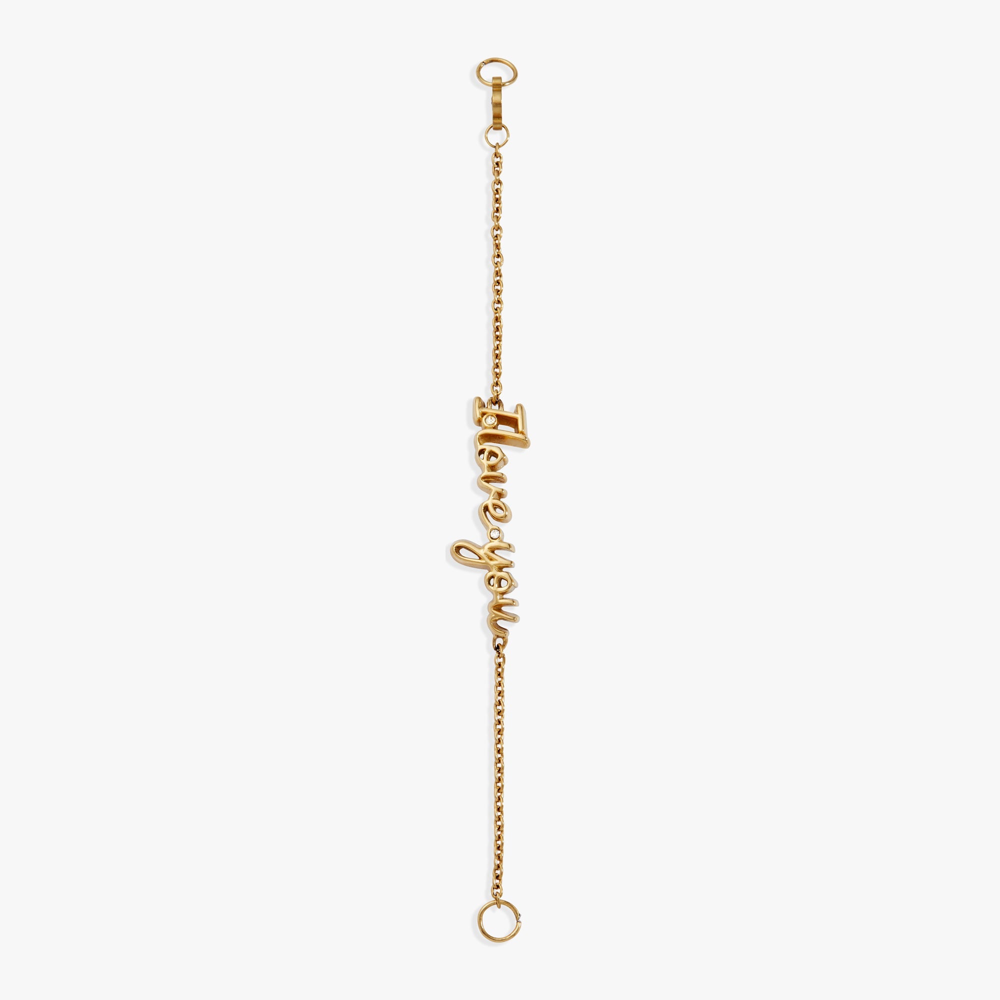 “I Love You” Strand Stainless Steel Gold | Alex and Ani