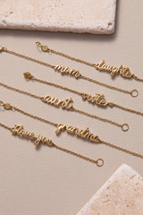 “Mama” Strand Stainless Steel Gold | Alex and Ani