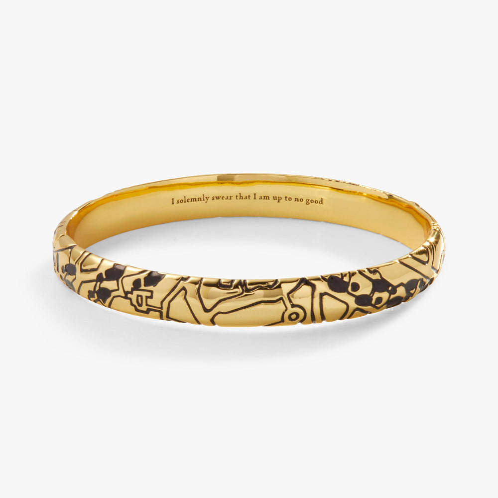 Harry Potter™ Mischief Managed Hinge Bracelet Gold | Alex and Ani