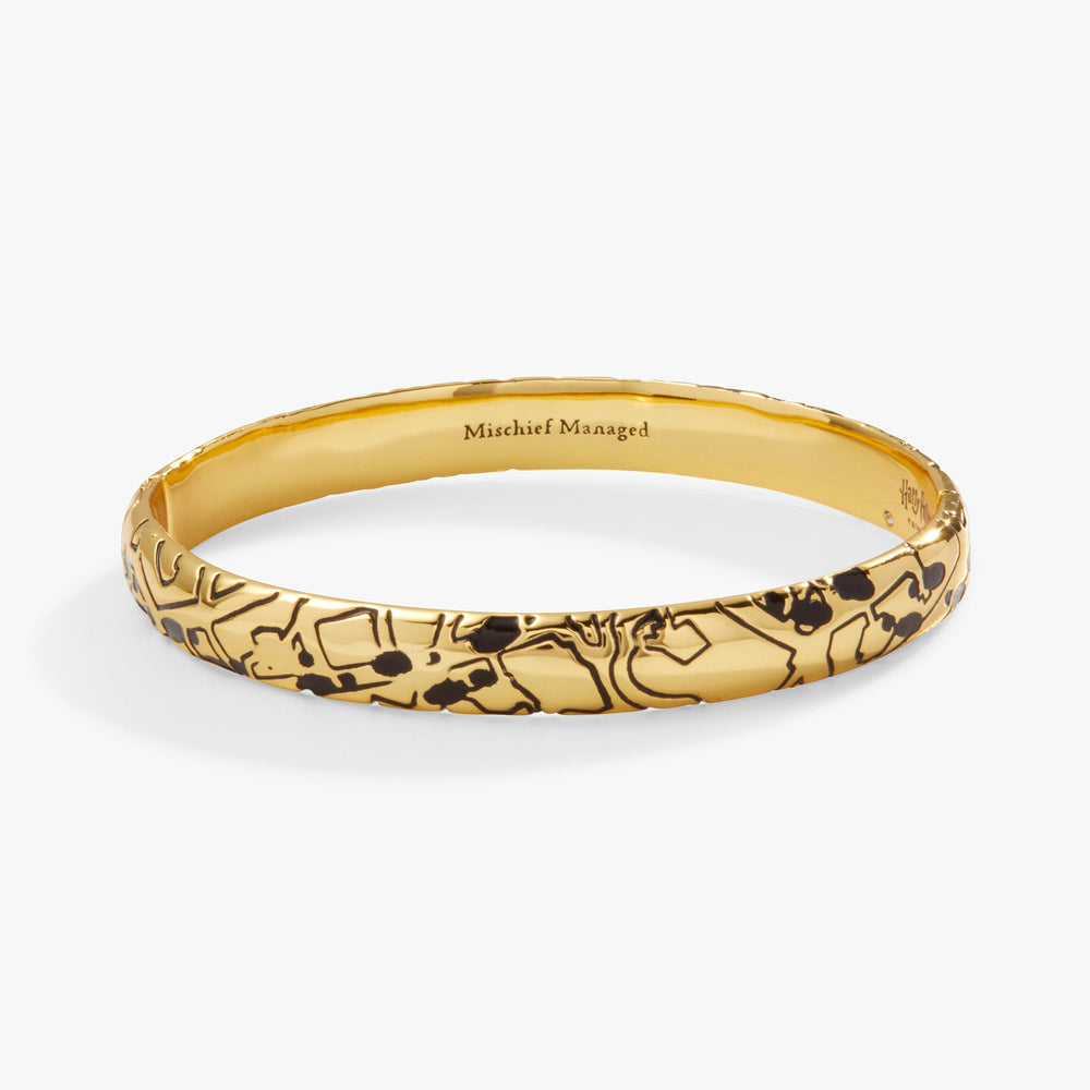 Harry Potter™ Mischief Managed Hinge Bracelet Gold | Alex and Ani
