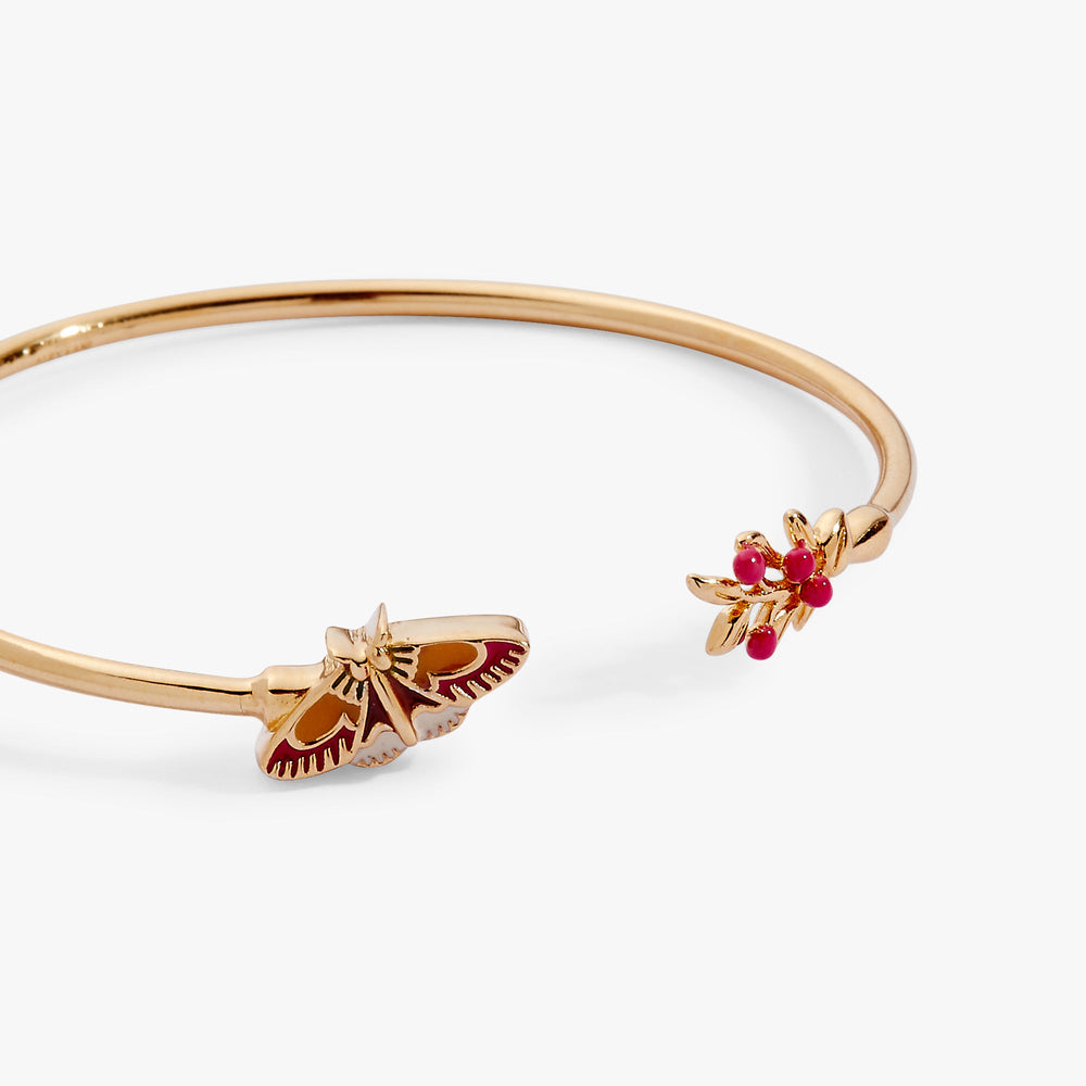 Woodland Moth Flex Cuff Gold | Alex and Ani