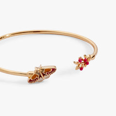 Woodland Moth Flex Cuff Gold | Alex and Ani