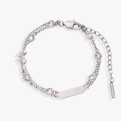 Bow Chain Adjustable Bracelet Stainless Steel Gold | Alex and Ani