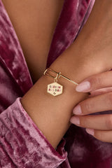 ‘Sleigh All Day’ Charm Bangle Gold | Alex and Ani