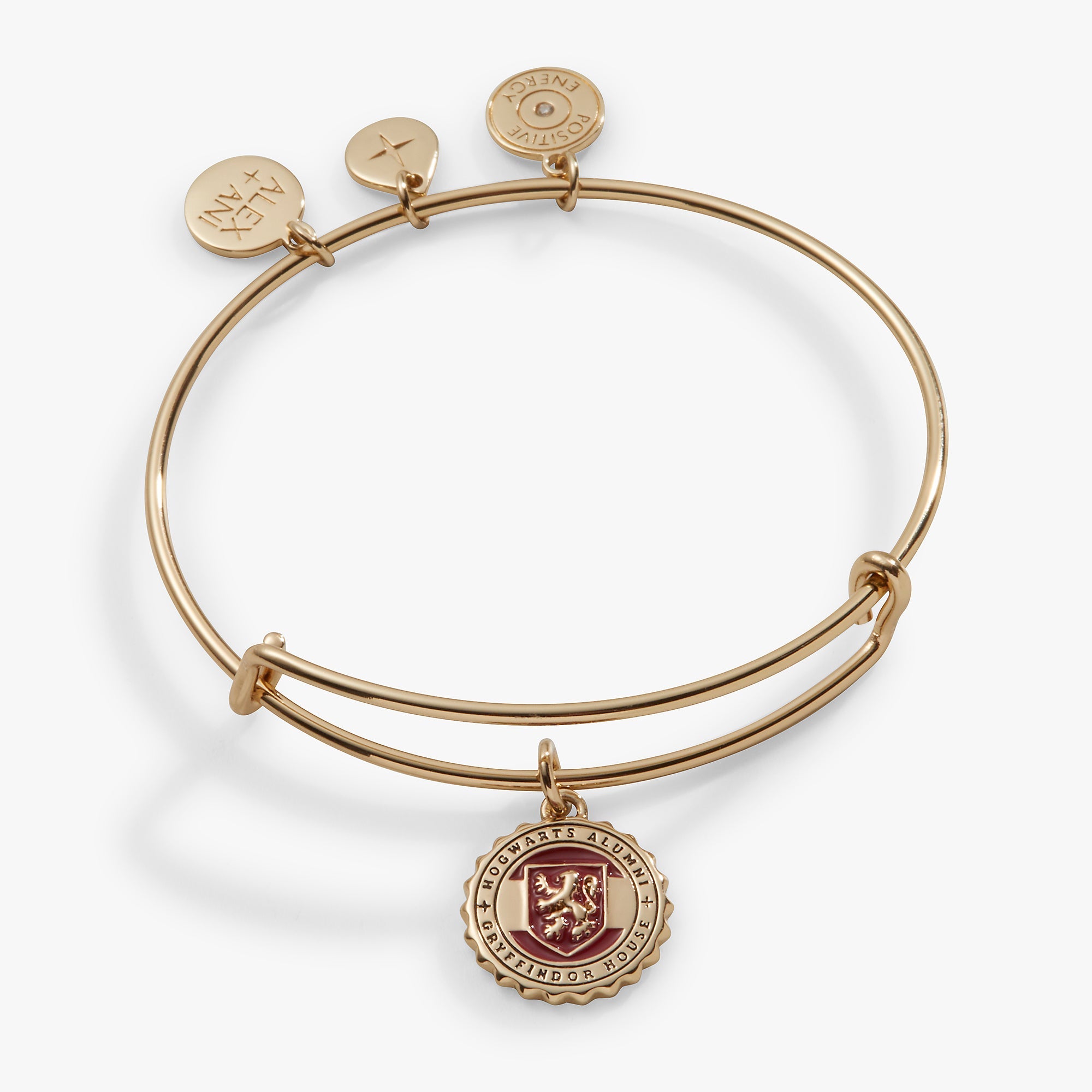 Harry Potter™ Gryffindor House Charm Bangle Gold | Alex and Ani
