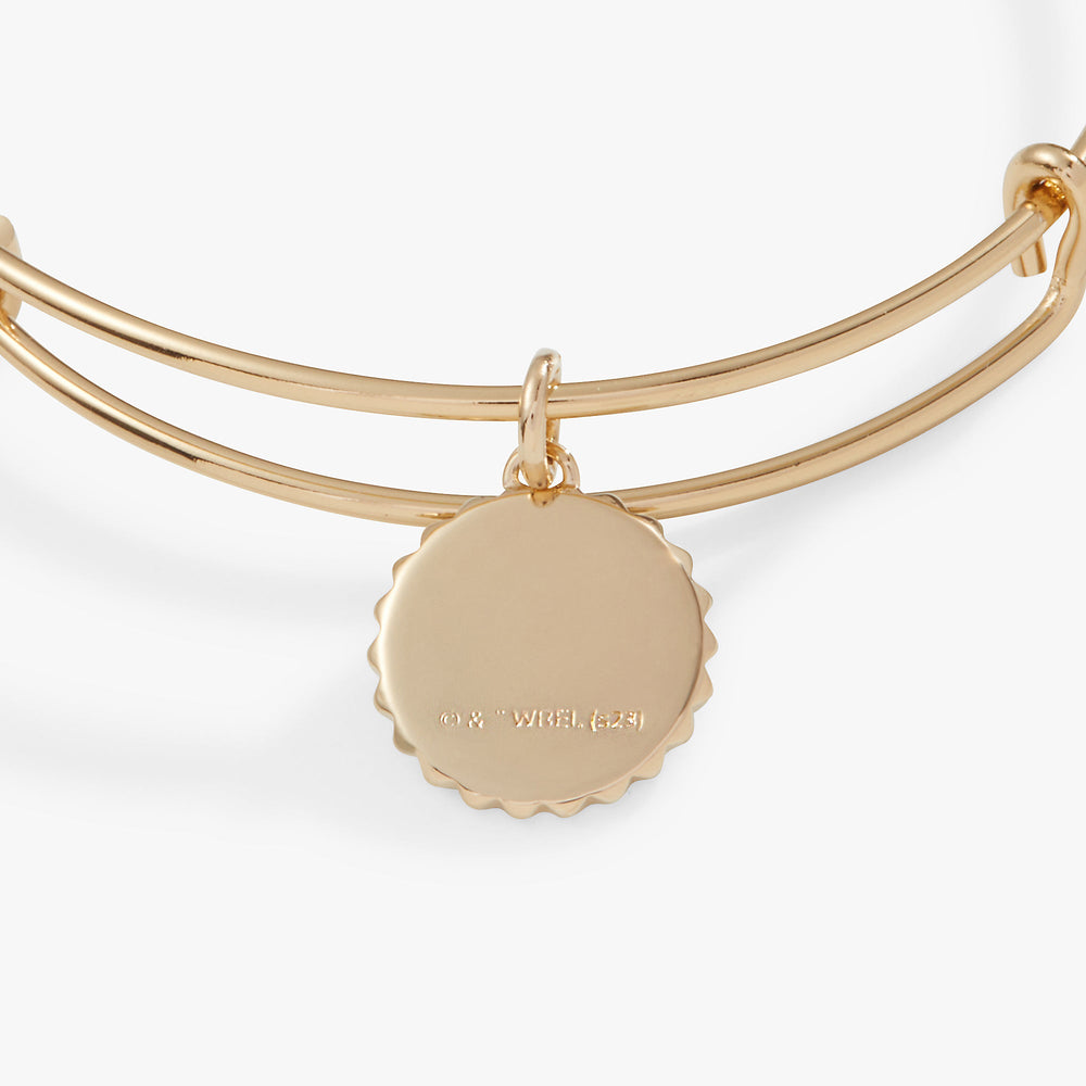 Harry Potter™ Hufflepuff House Charm Bangle Gold | Alex and Ani