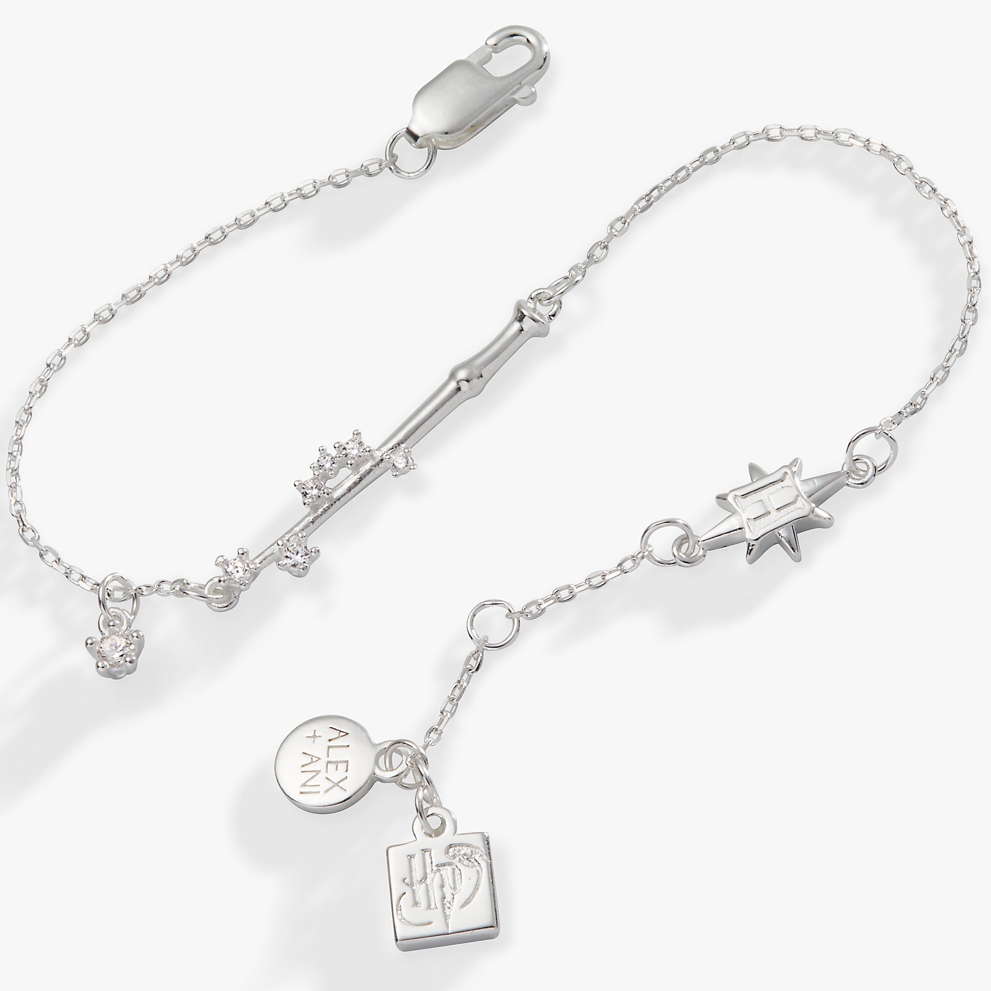 Harry Potter™ Wand Adjustable Bracelet Sterling Silver | Alex and Ani