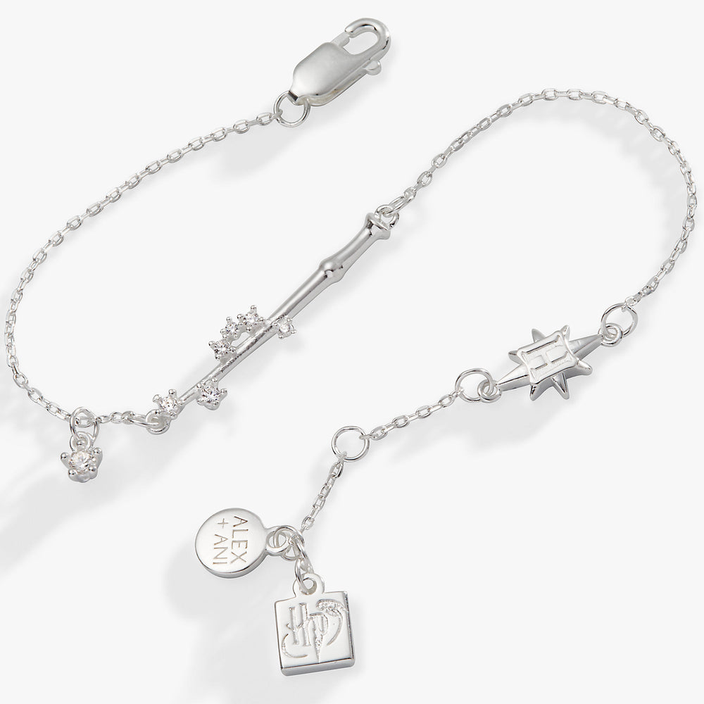 Harry Potter™ Wand Adjustable Bracelet Sterling Silver | Alex and Ani