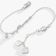 Harry Potter™ Wand Adjustable Bracelet Sterling Silver | Alex and Ani