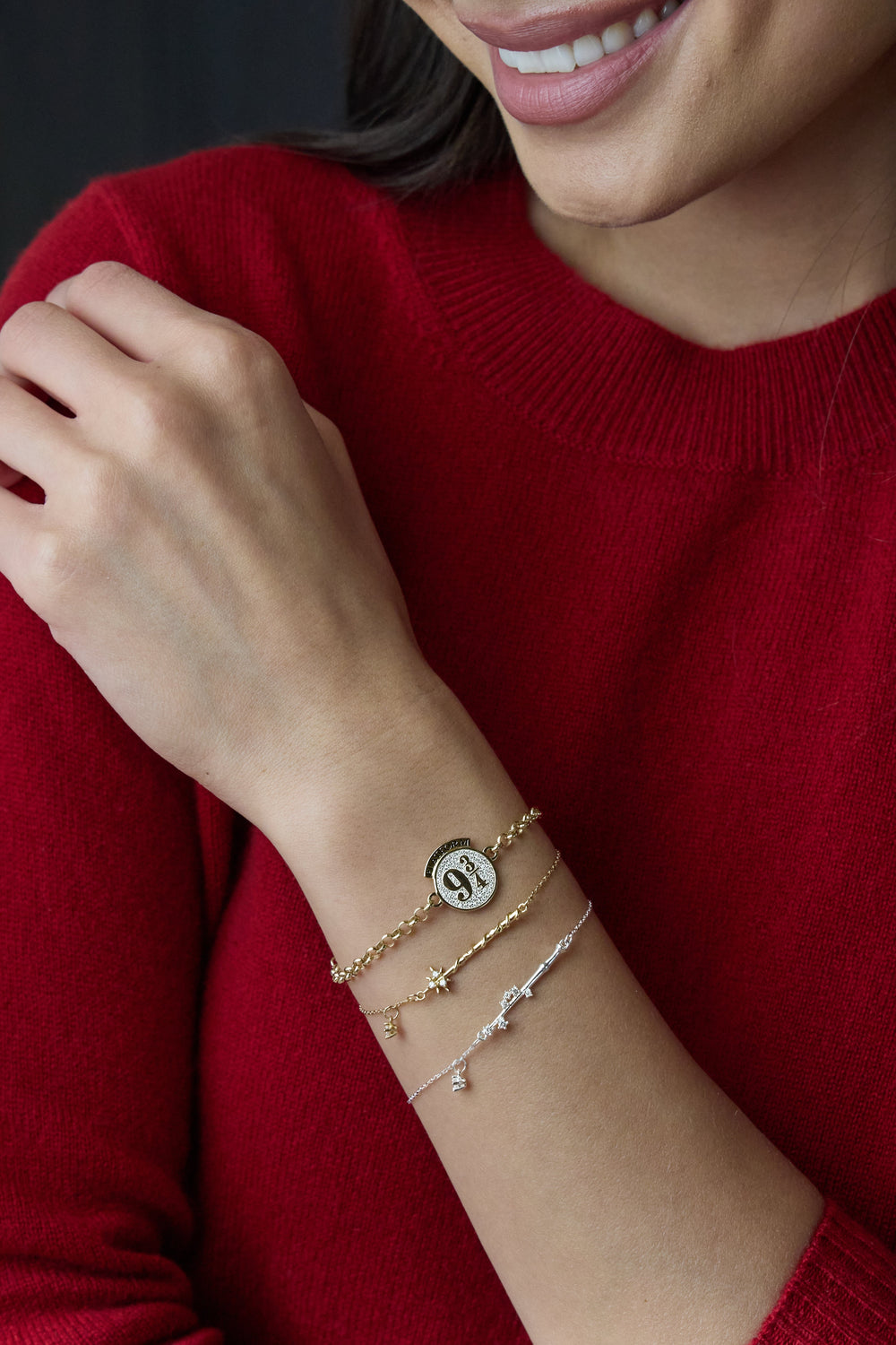Harry Potter™ Wand Adjustable Bracelet Sterling Silver | Alex and Ani